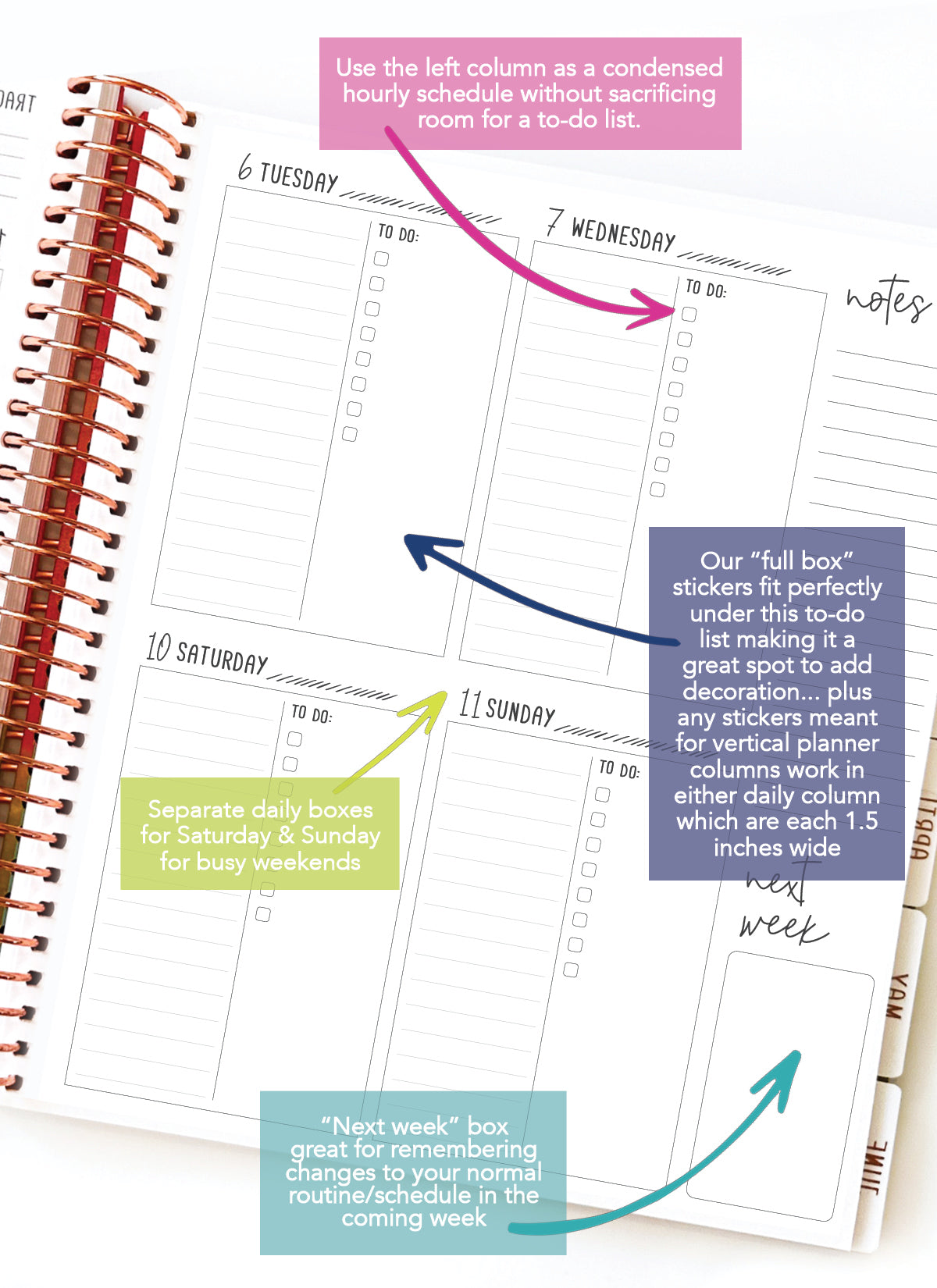 2026 Planner - Signature Layout, Spiral Bound - "Paradise" (#204)