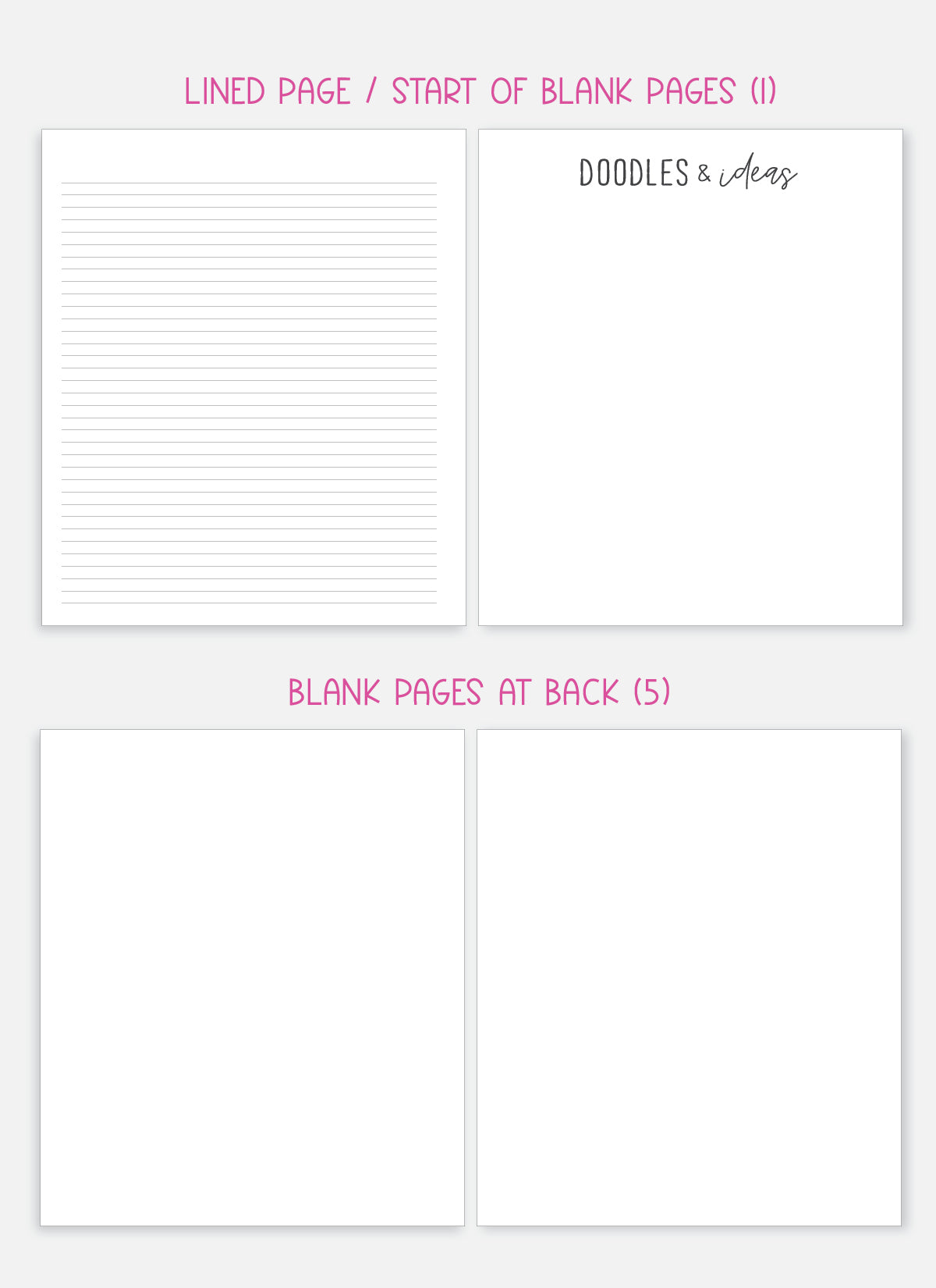 2026 Planner - Signature Layout, Disc Bound - "Whimsical" (#802)