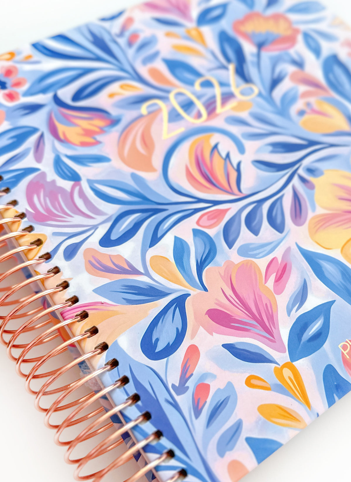 2026 Planner - Horizontal Layout, Spiral Bound - "Whimsical" (#102)