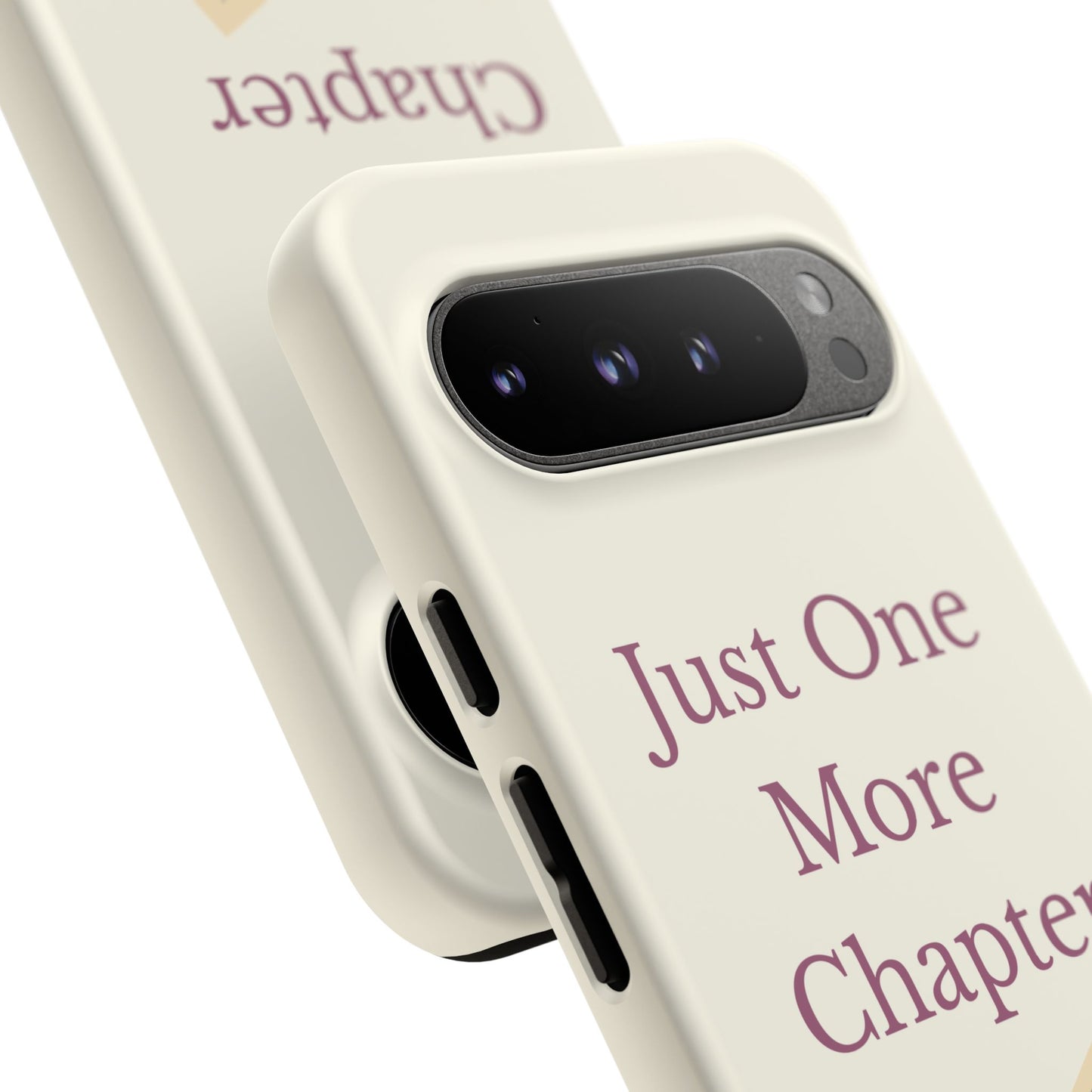 Just One More Chapter Phone Case | Book Lover Gift, Reading Accessory, Literature Phone Cover, Unique Bookish Gift, Birthday Present