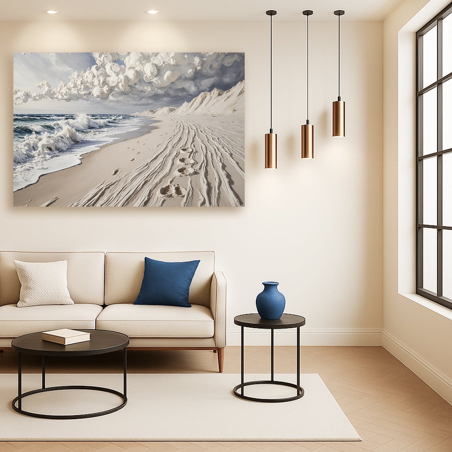 Footprints in the Sand Wall Art