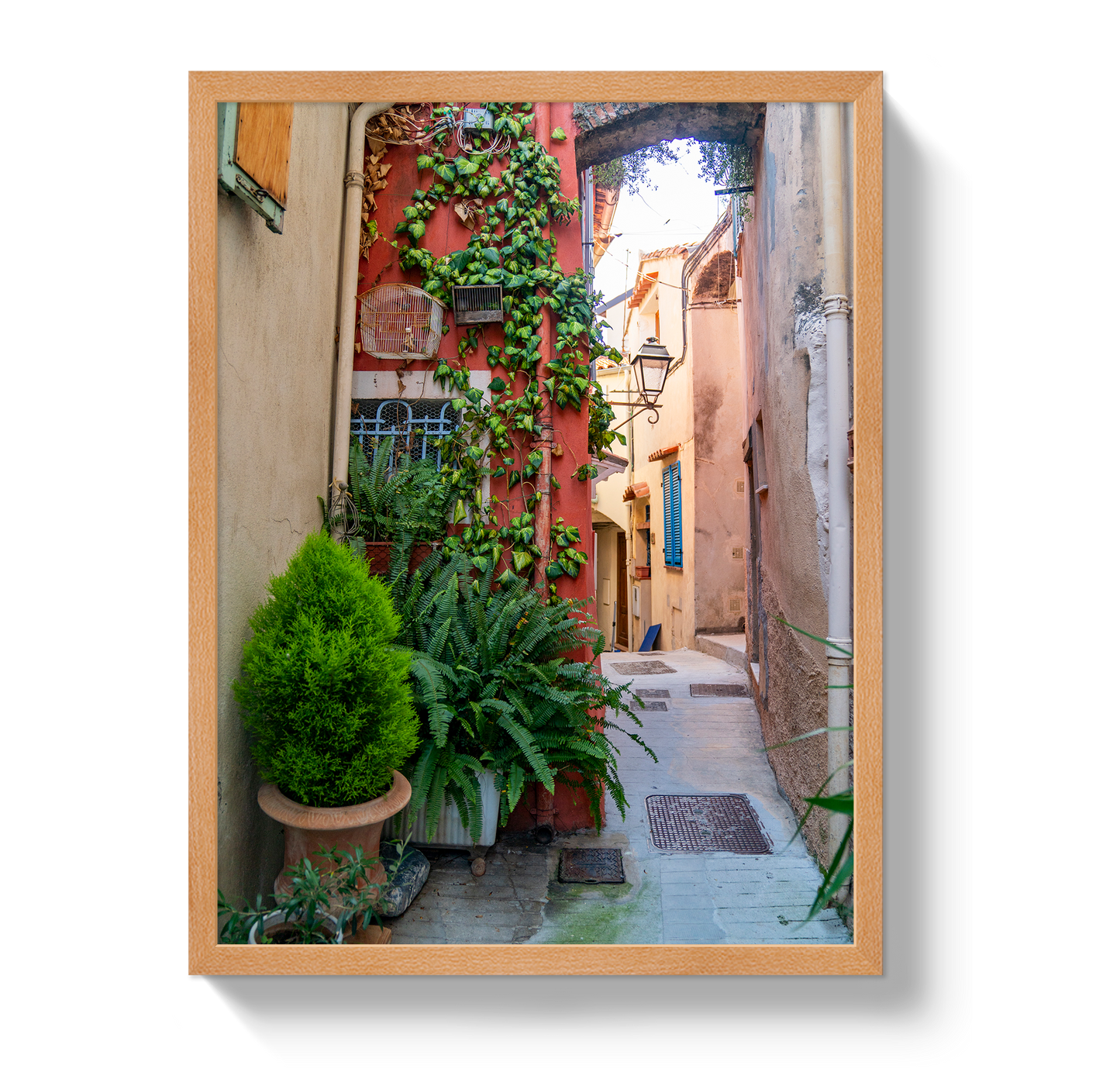 Old World Walk Custom Artwork, Framed Art