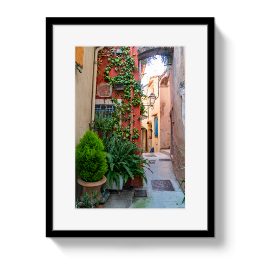 Old World Walk Custom Artwork, Framed Art