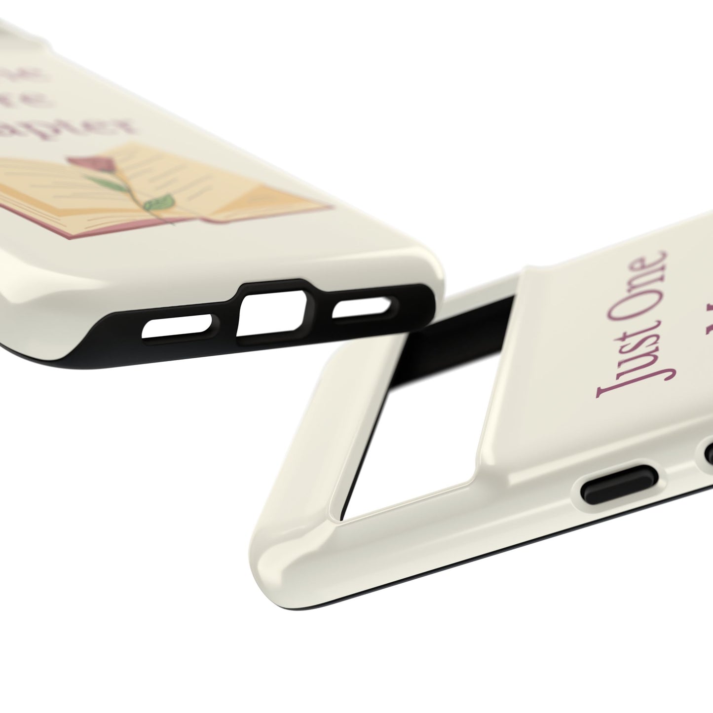Just One More Chapter Phone Case | Book Lover Gift, Reading Accessory, Literature Phone Cover, Unique Bookish Gift, Birthday Present