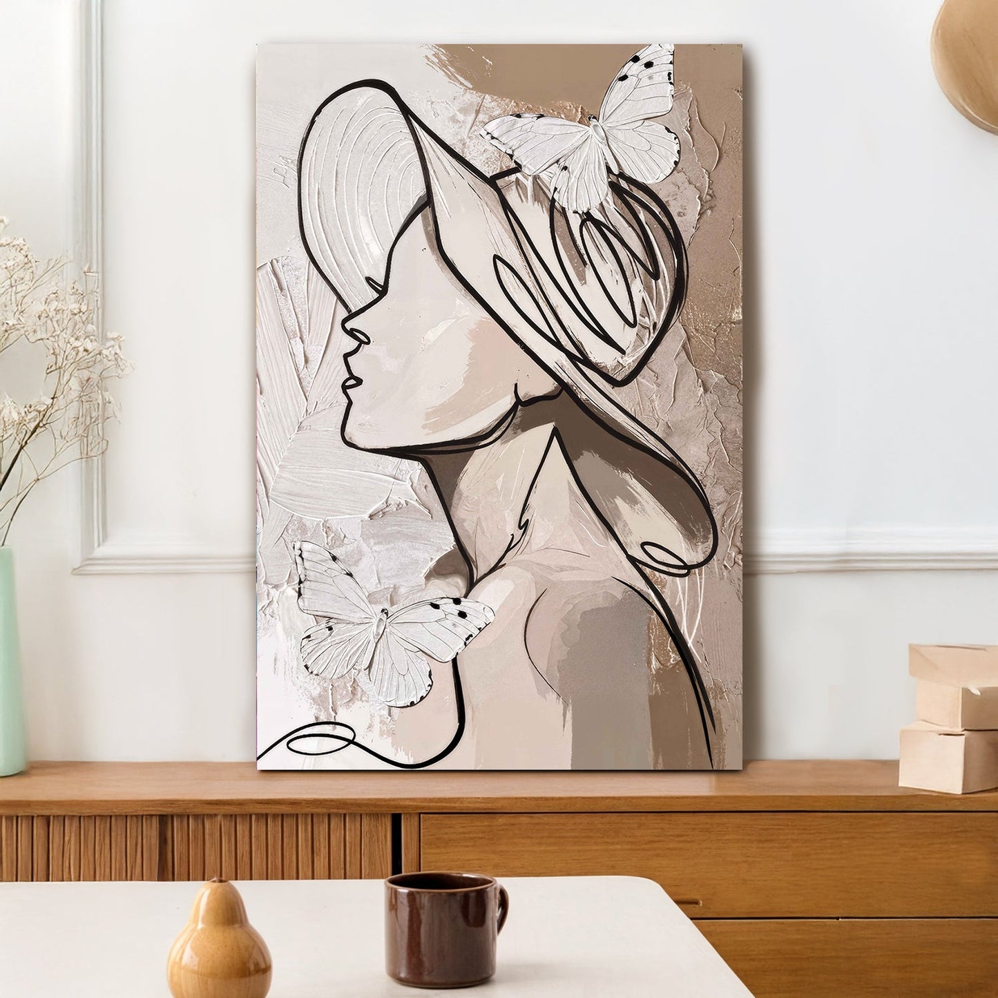 Minimalist Woman Line Wall Art II