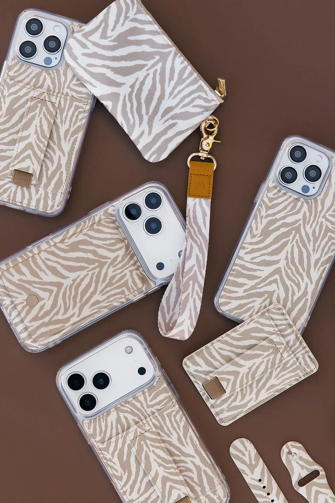 Safari Stripes Phone Case Wallet