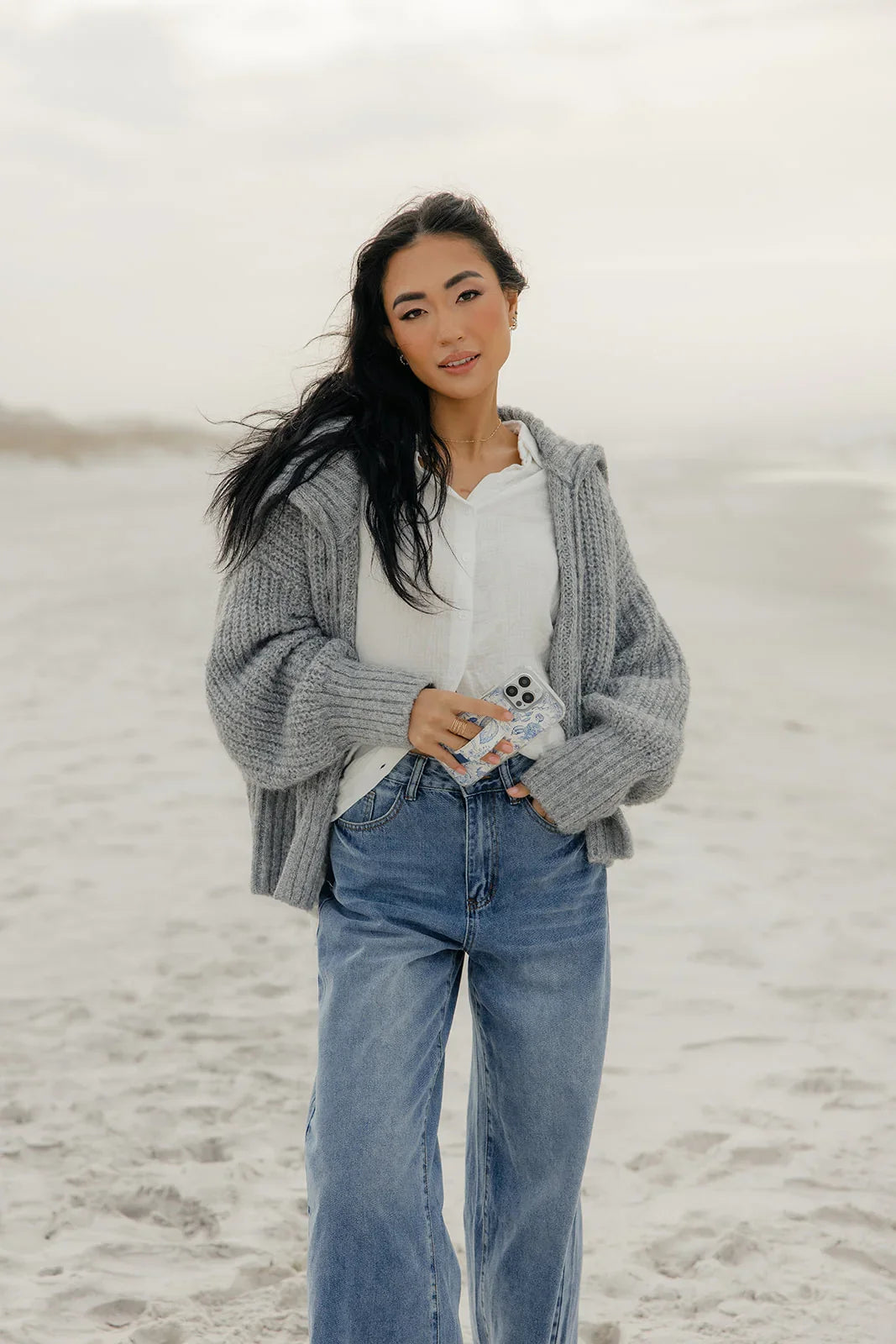 Blue Willow Floral Phone Case