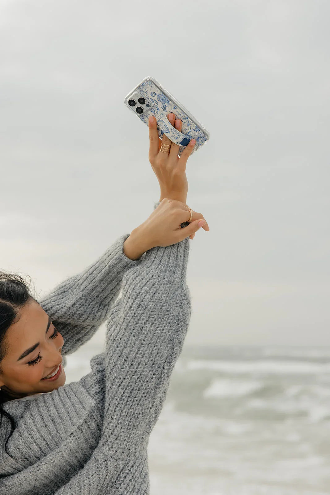 Blue Willow Floral Phone Case