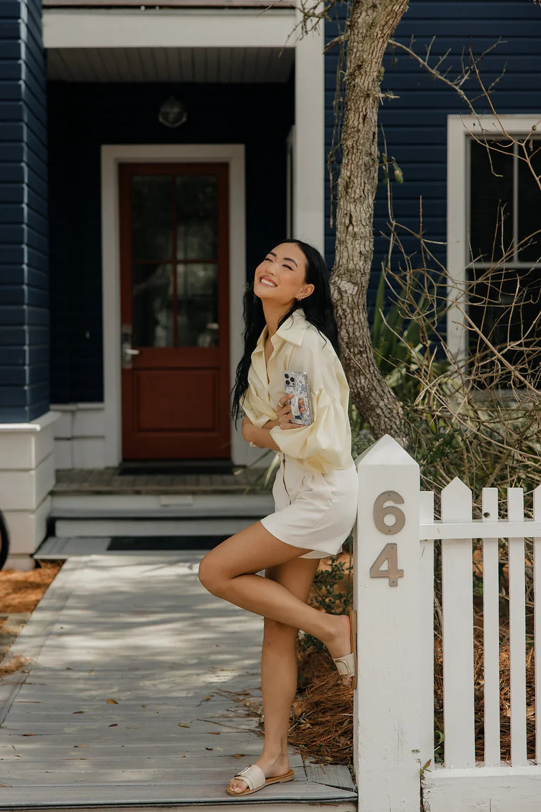 Blue Willow Floral Phone Case