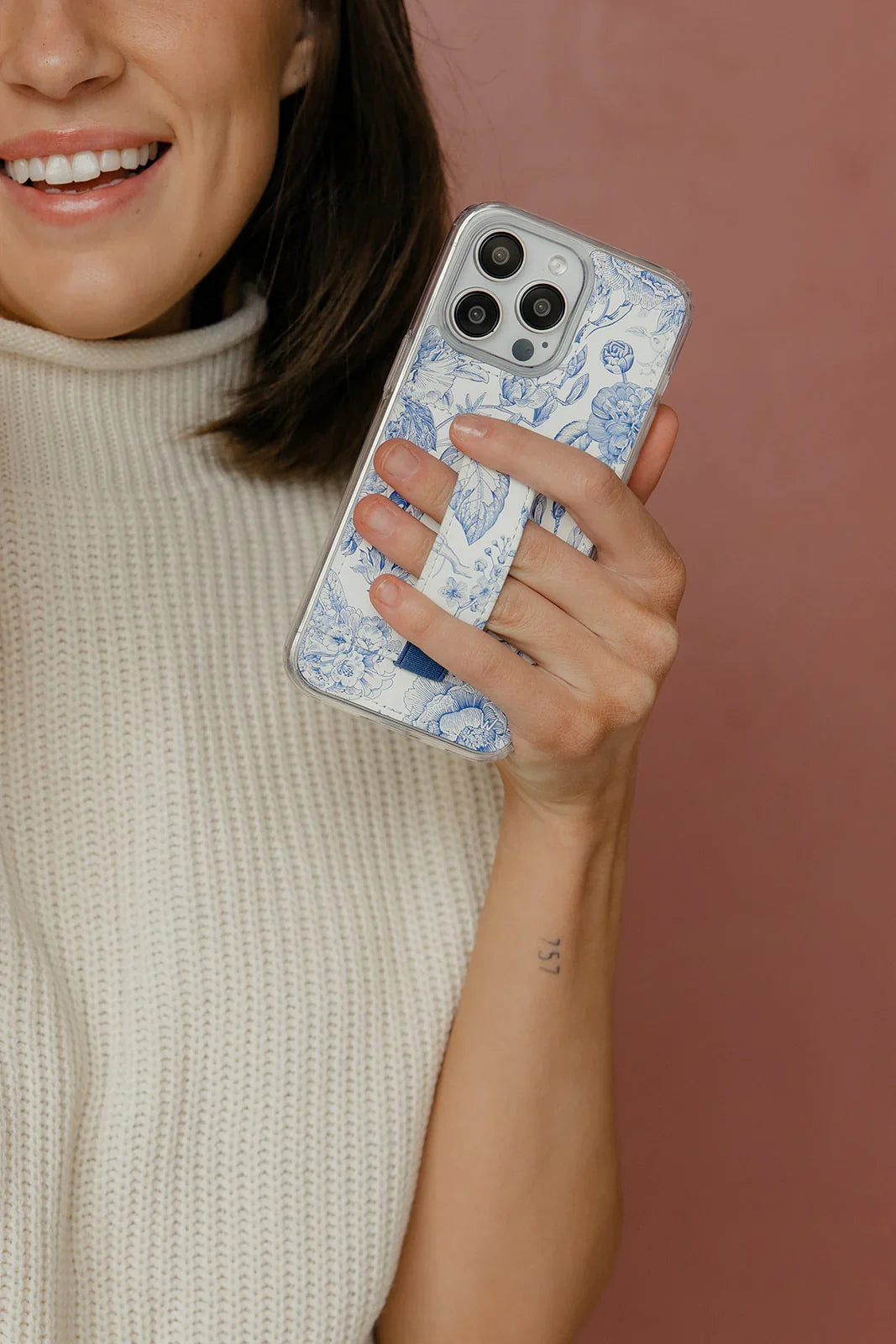 Blue Willow Floral Phone Case