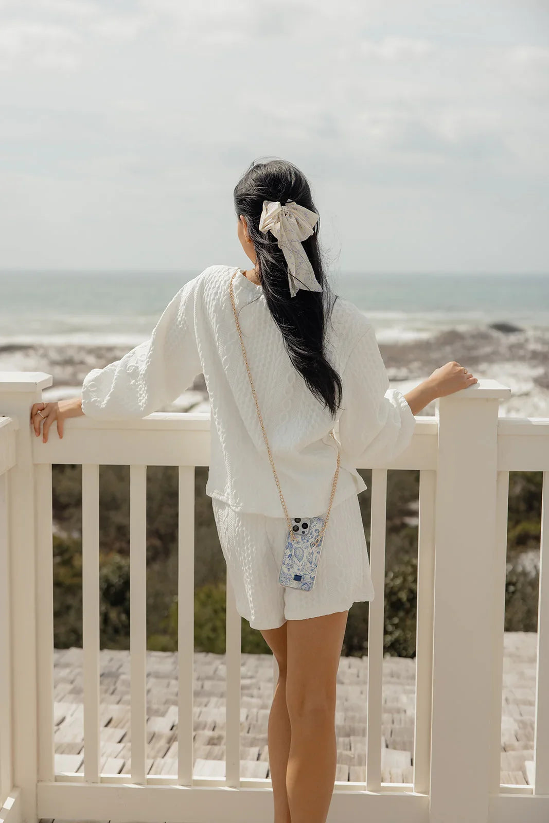 Blue Willow Purse Case, Floral Wallet Phone Case