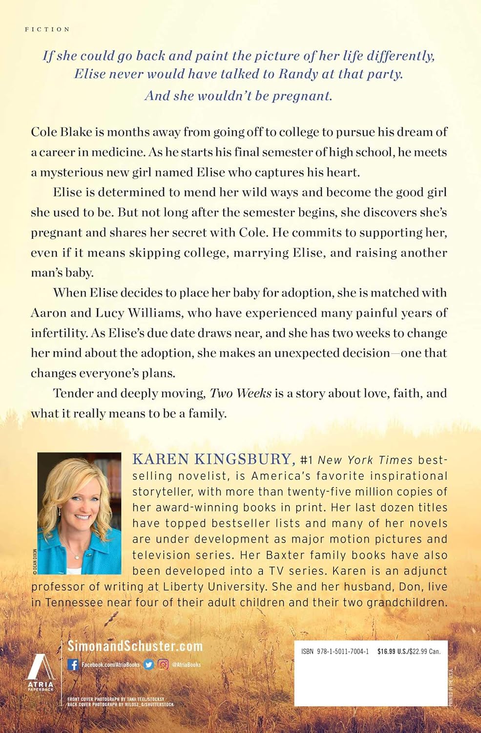 Two Weeks by Karen Kingsbury