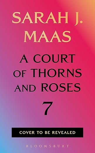 Book cover of 'A Court of Thorns and Roses' by Sarah J. Maas with a gradient background.