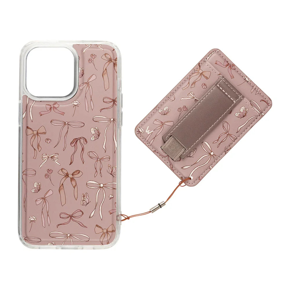 Blush and Bows Magnetic Phone Case and Wallet