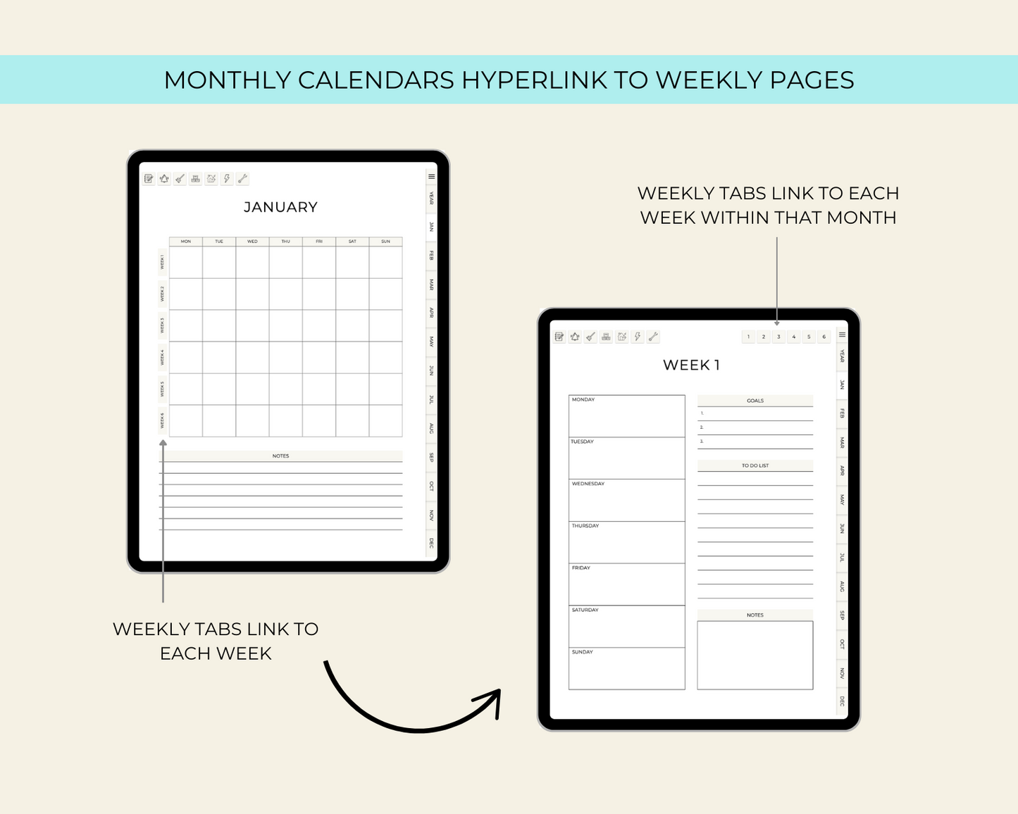Cleaning & Organization Digital Planner