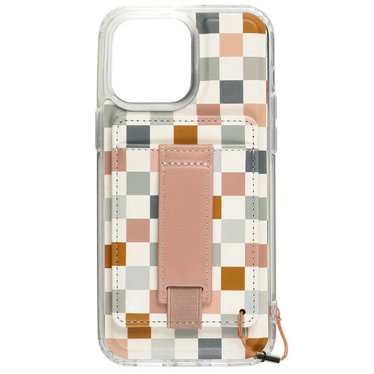 Coastal Check Magnetic Case and Wallet