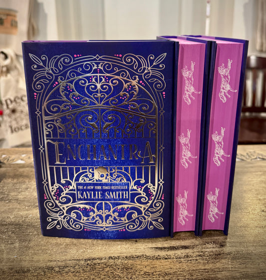 Decorative book with intricate design on a wooden surface