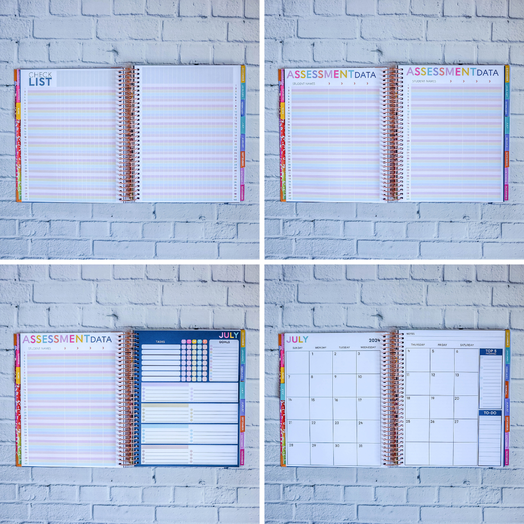 Watercolor Teacher Planner by BERTEAU & Co.
