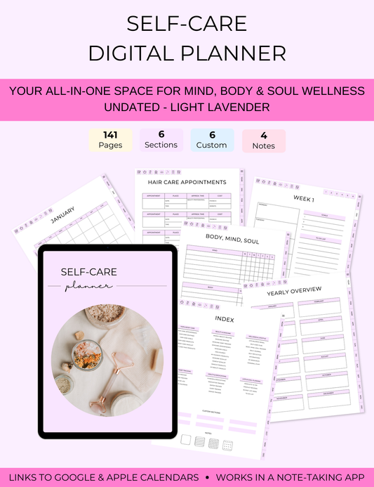 Self-Care Digital Planner