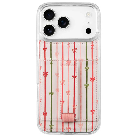 Tinsel Tied Holiday Phone Case Wallet
