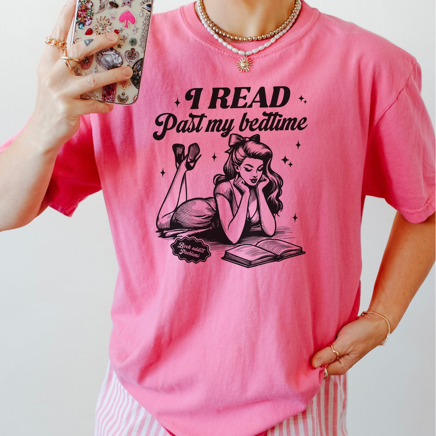 I Read Past My Bedtime Heavyweight Comfort Colors Shirt