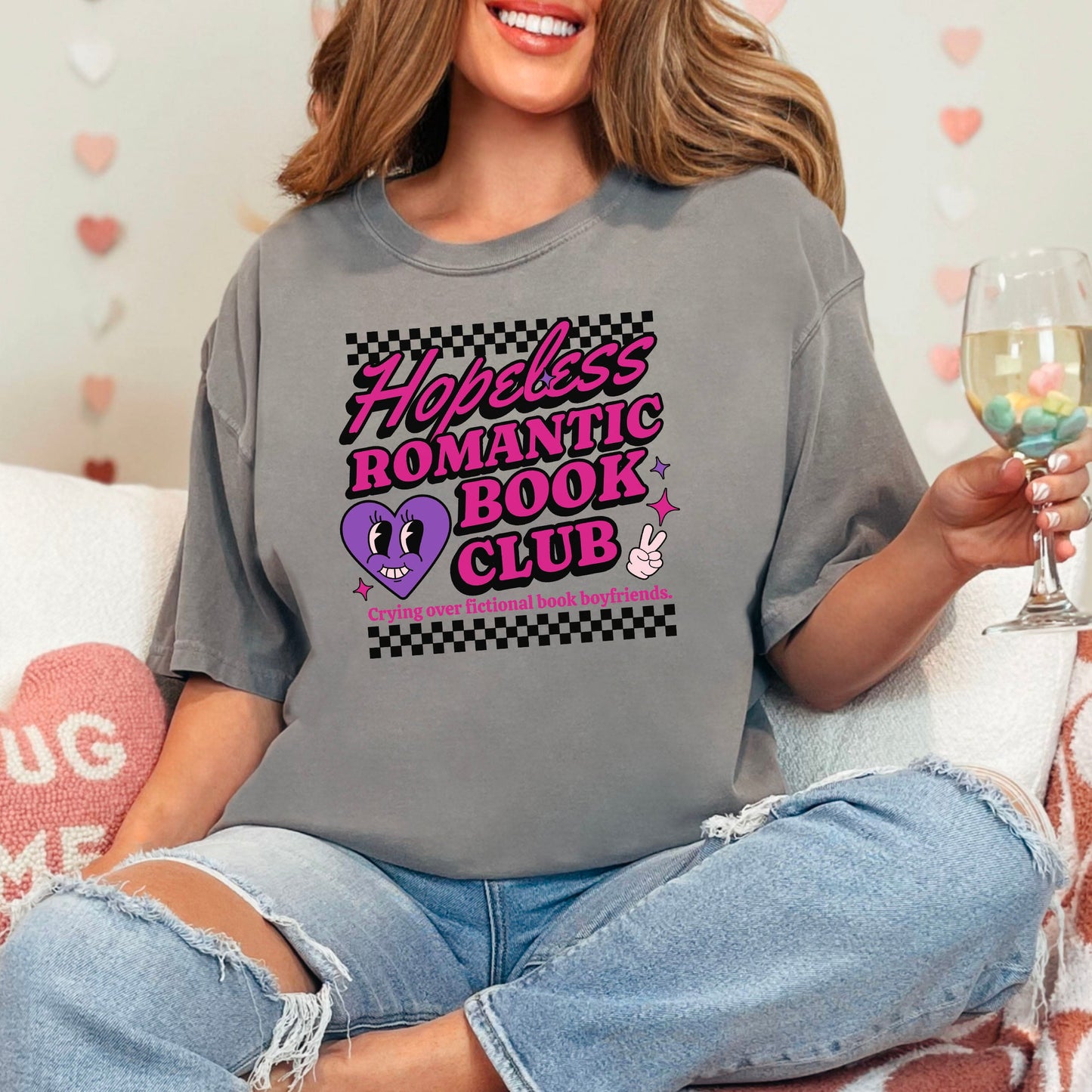 Hopeless Romantic Book Club Comfort Colors Heavyweight Shirt