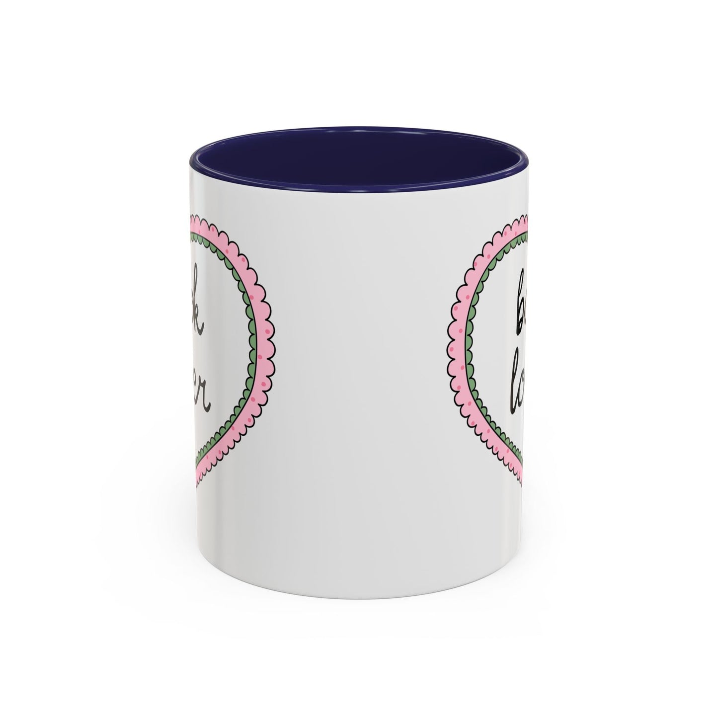 Book Lover Coffee Mug with Heart