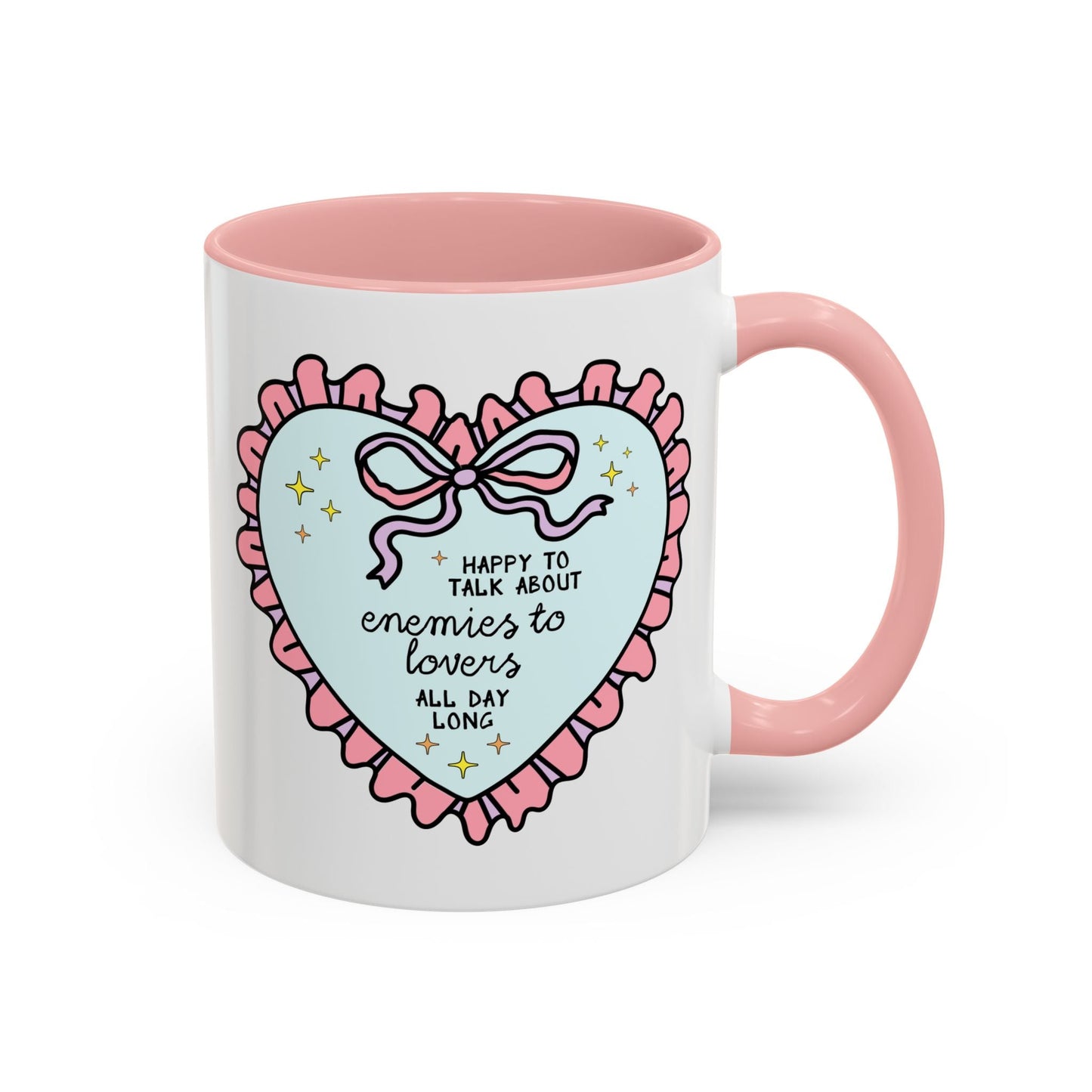 Happy to Talk About Enemies to Lovers All Day Long Coffee Mug