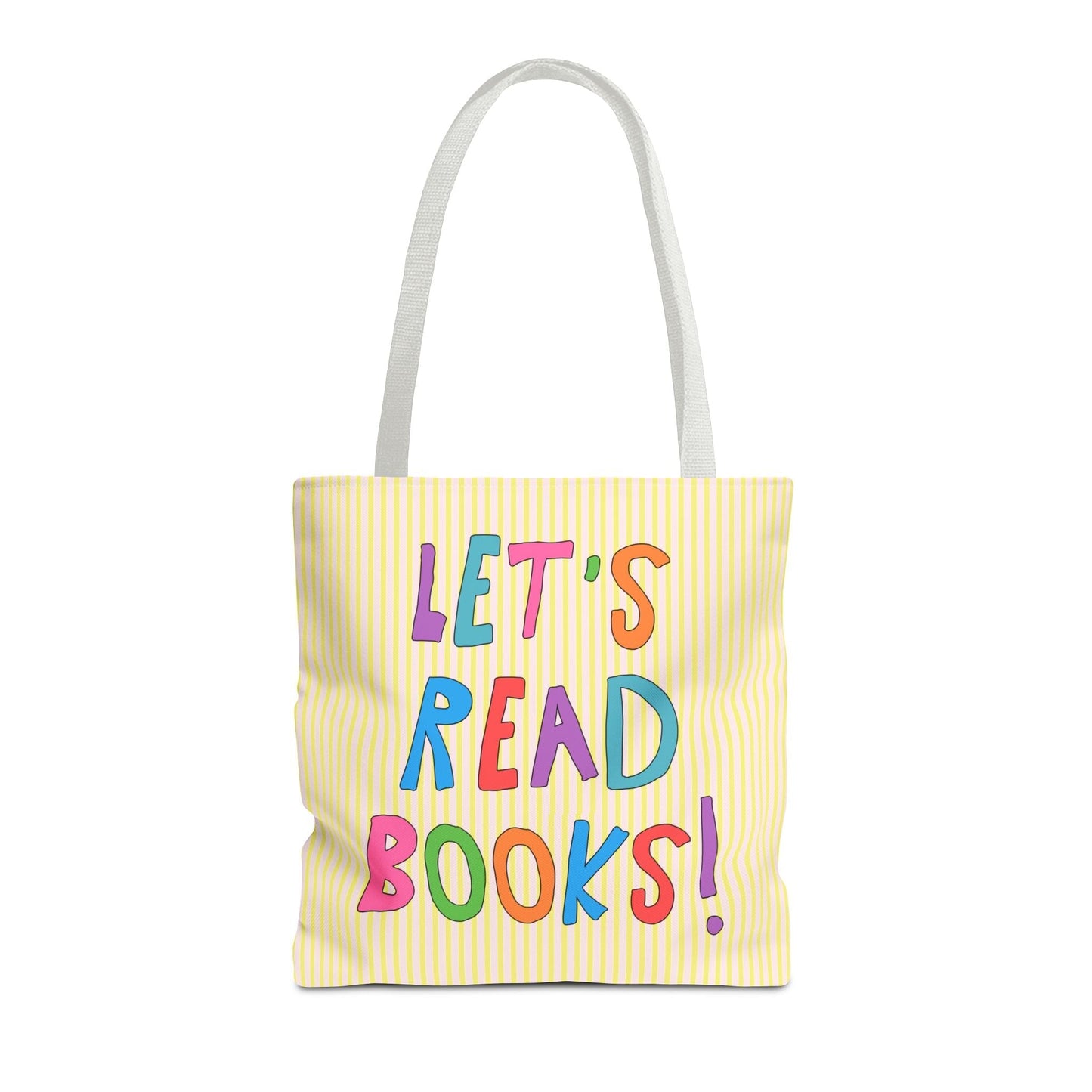 Let's Read Books: Elementary School Librarian or Reading Teacher Tote Bag