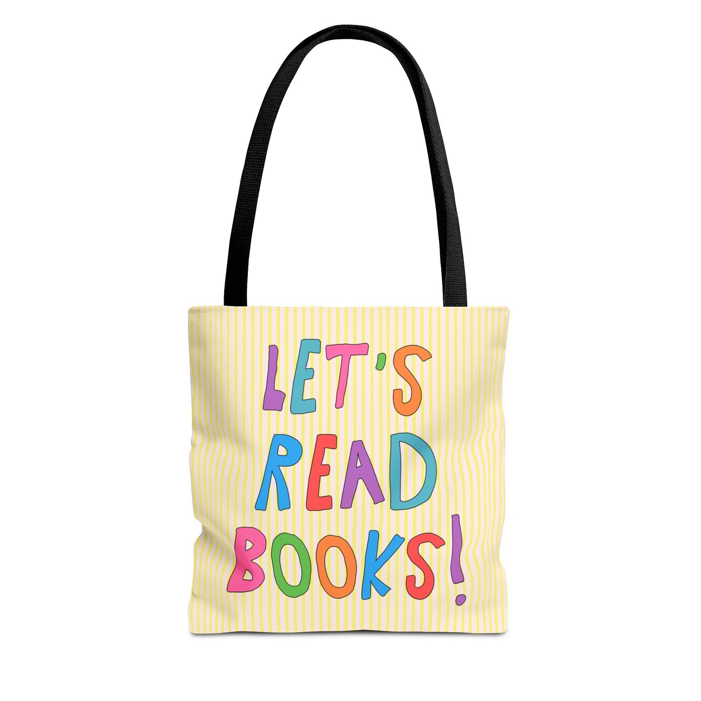 Let's Read Books: Elementary School Librarian or Reading Teacher Tote Bag