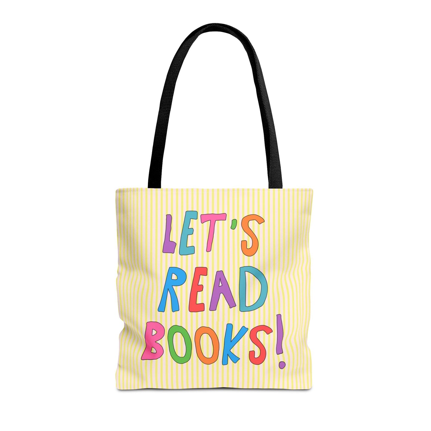 Let's Read Books: Elementary School Librarian or Reading Teacher Tote Bag