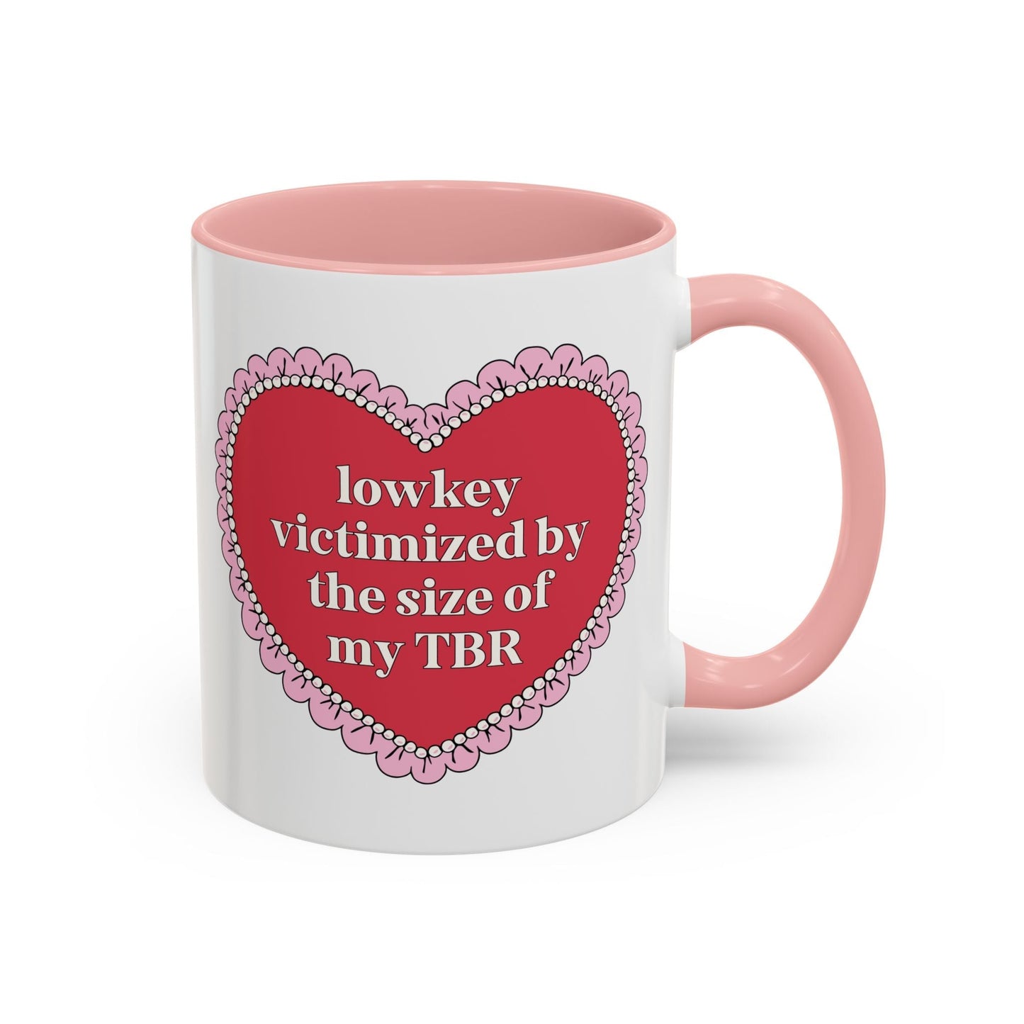 Lowkey Victimized by the Size of My TBR Coffee Mug