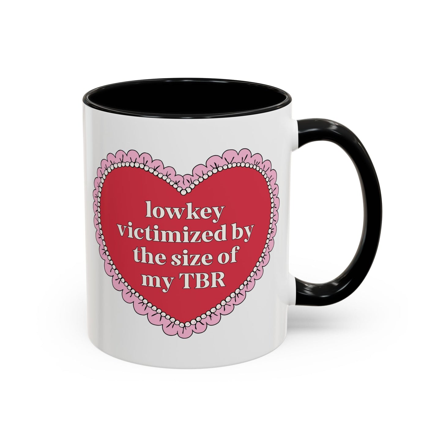 Lowkey Victimized by the Size of My TBR Coffee Mug