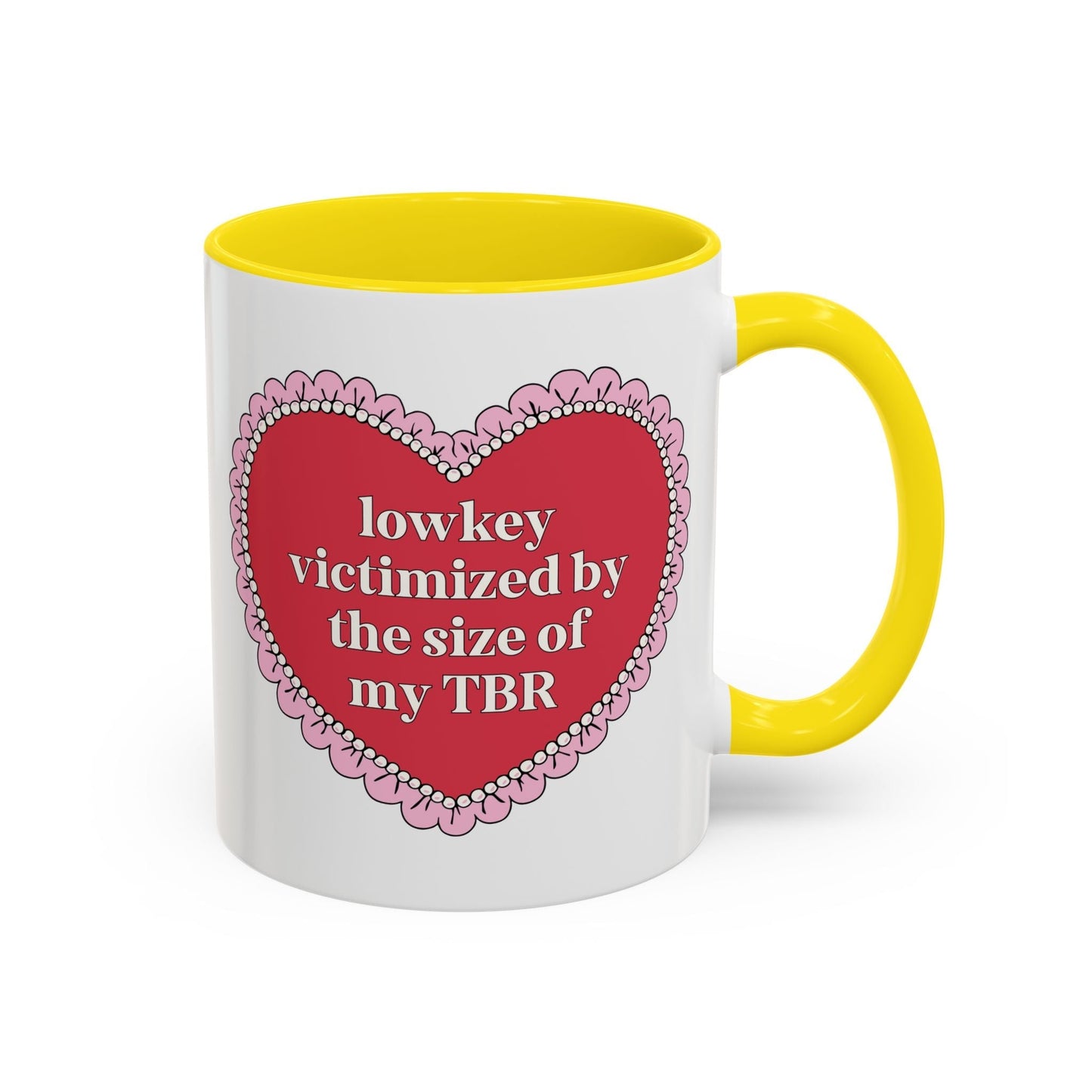 Lowkey Victimized by the Size of My TBR Coffee Mug