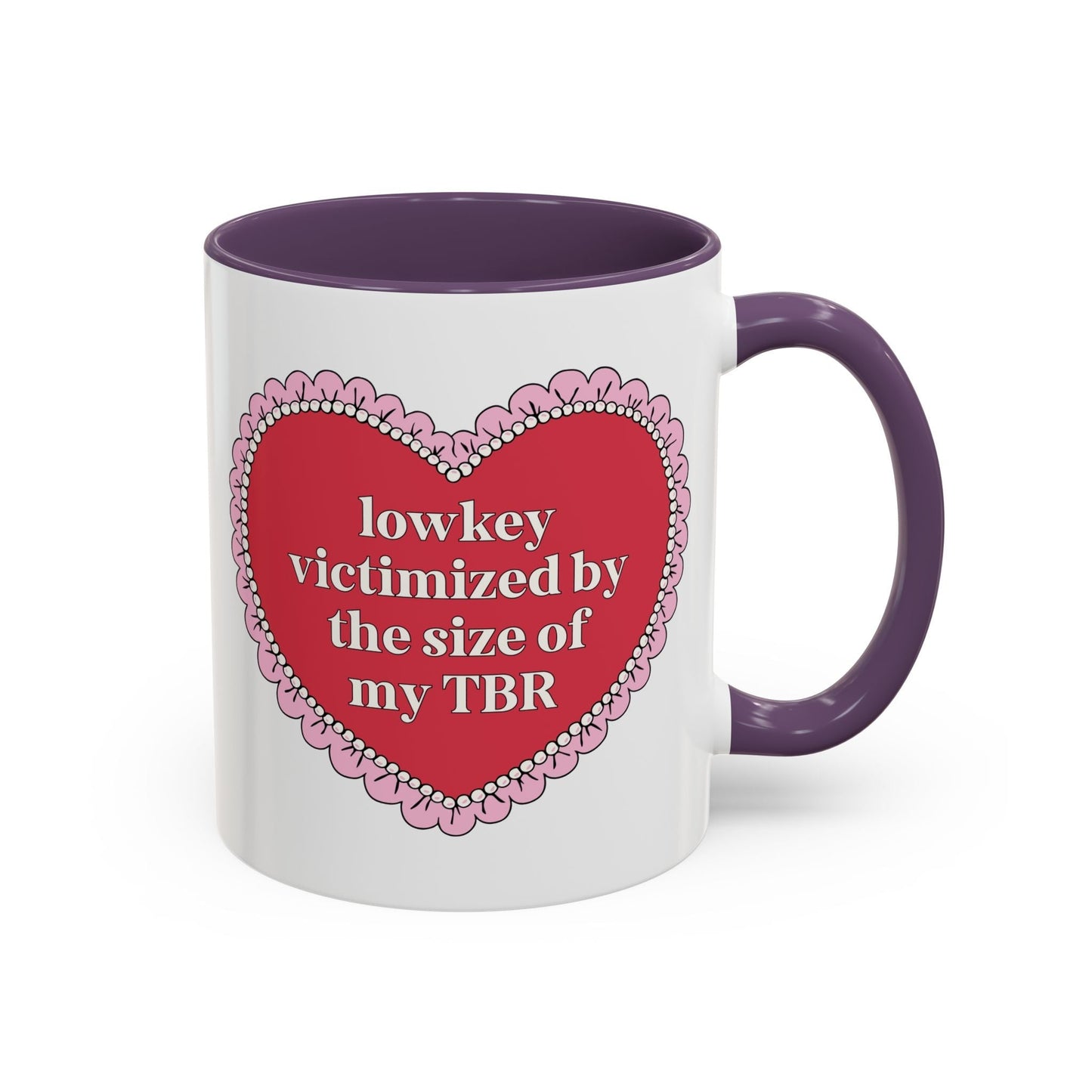 Lowkey Victimized by the Size of My TBR Coffee Mug