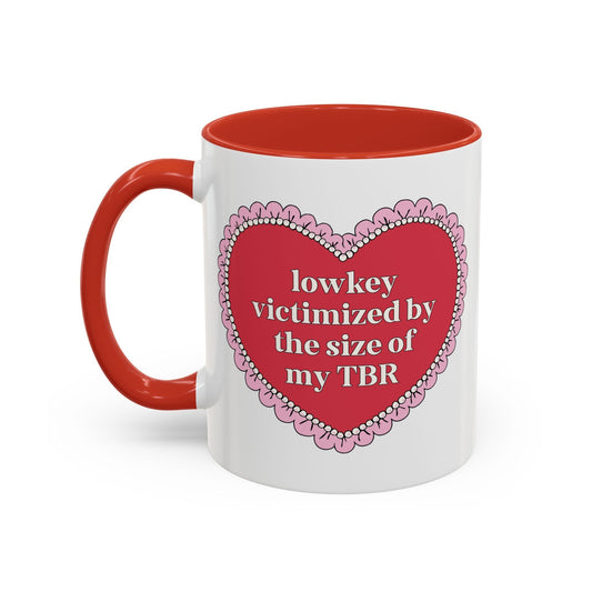 Lowkey Victimized by the Size of My TBR Coffee Mug