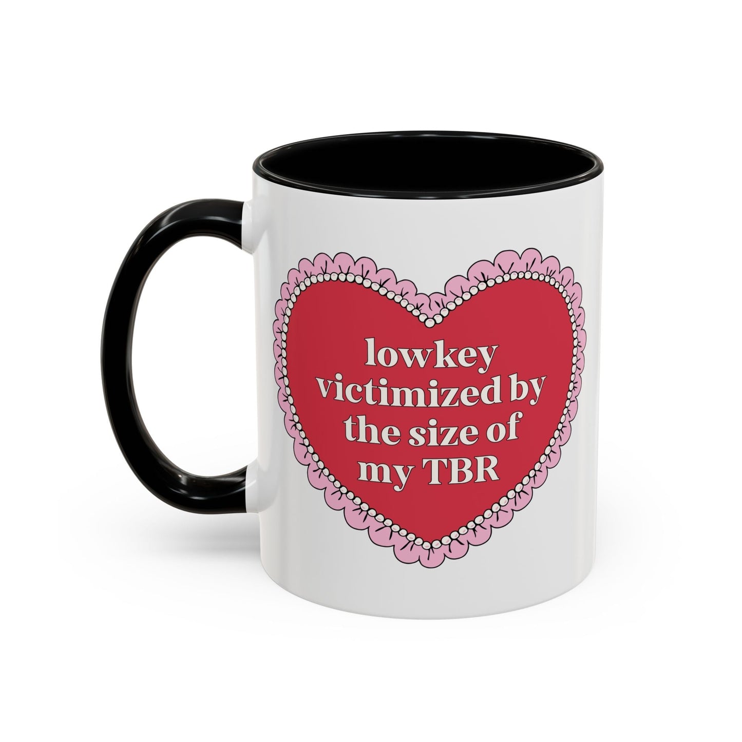 Lowkey Victimized by the Size of My TBR Coffee Mug