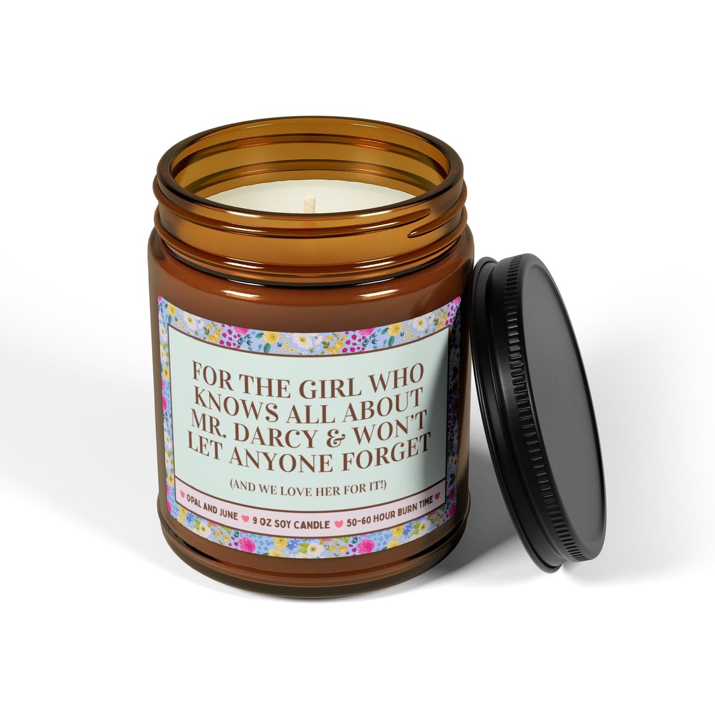 For the Girl Who Knows All About Mr. Darcy Candle