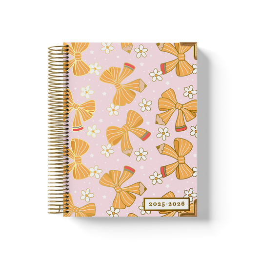 Pencil Bow - Teacher Planner by BERTEAU & Co.