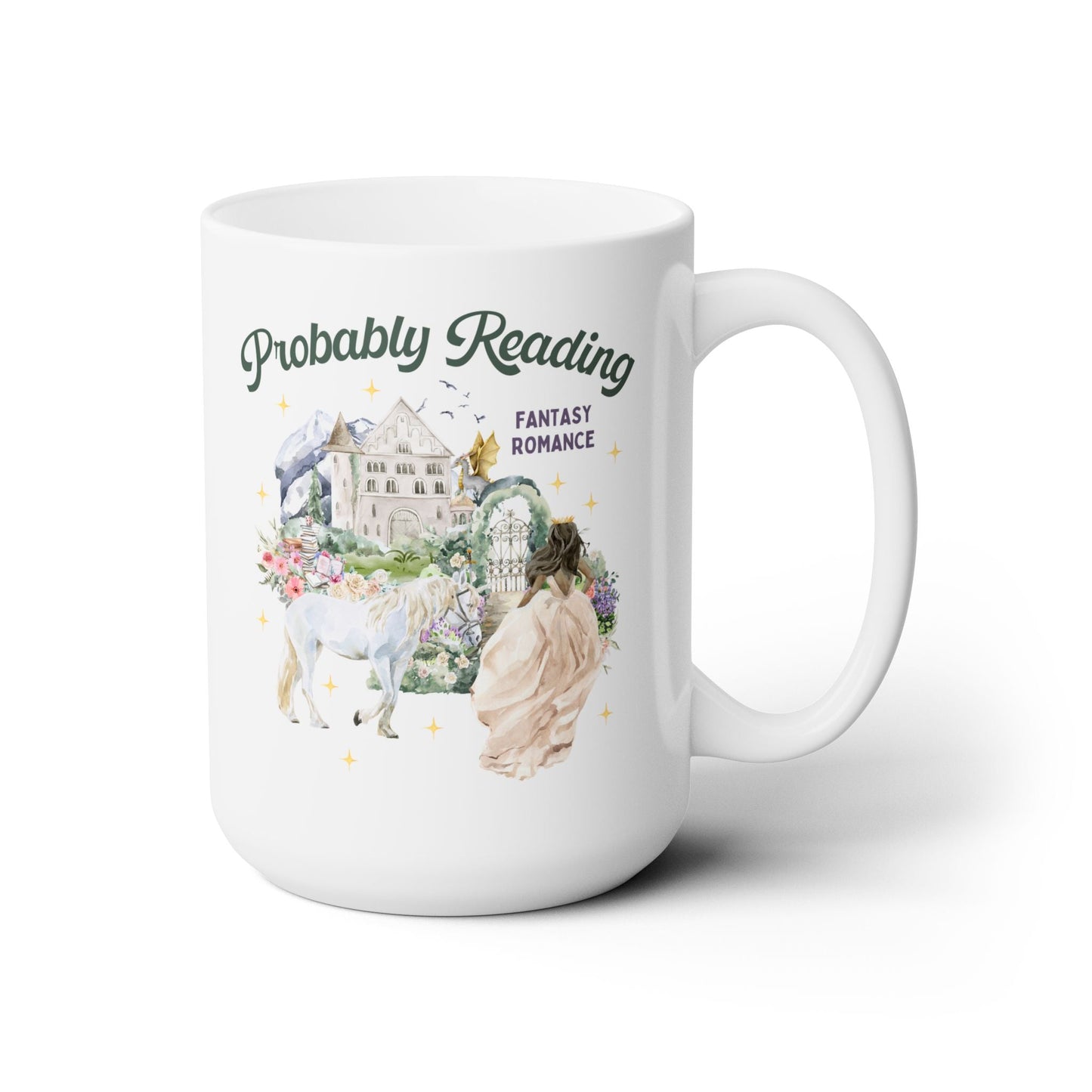 Probably Reading Fantasy Romance Coffee Mug